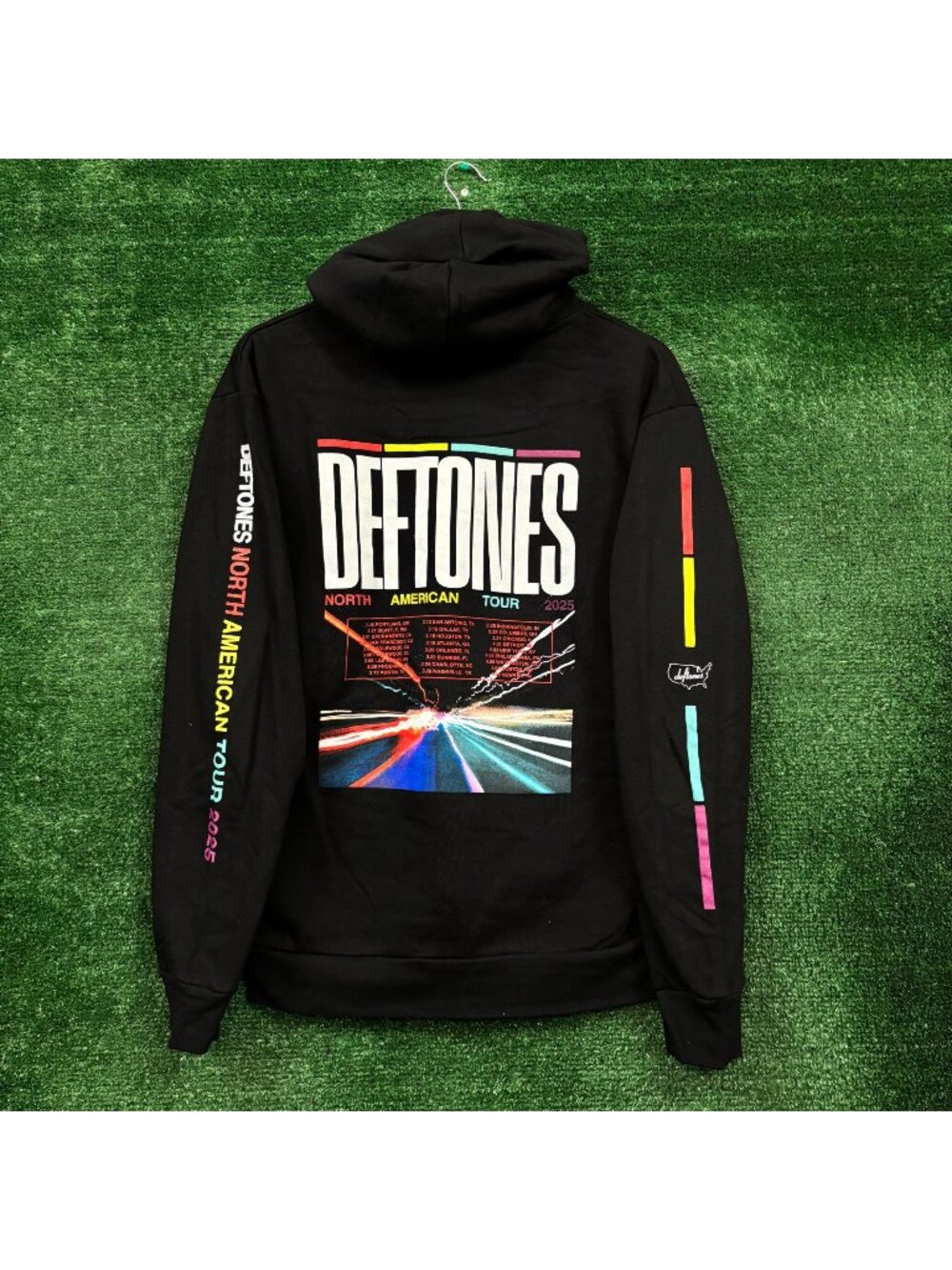 Deftones North American Tour Nu Metal Band Oversized Hoodie Size Small